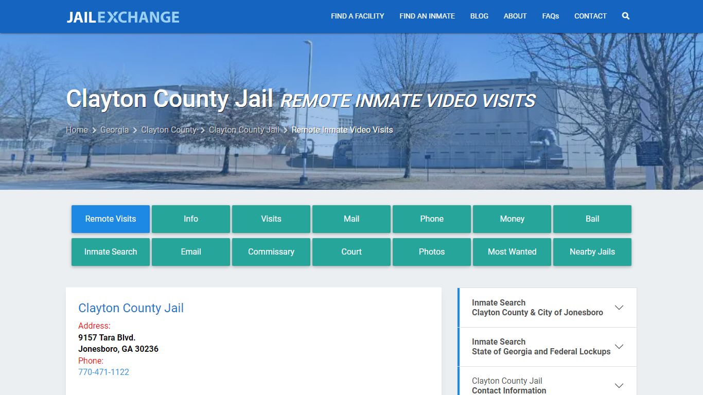 Video Visitation - Clayton County Jail, GA - Jail Exchange
